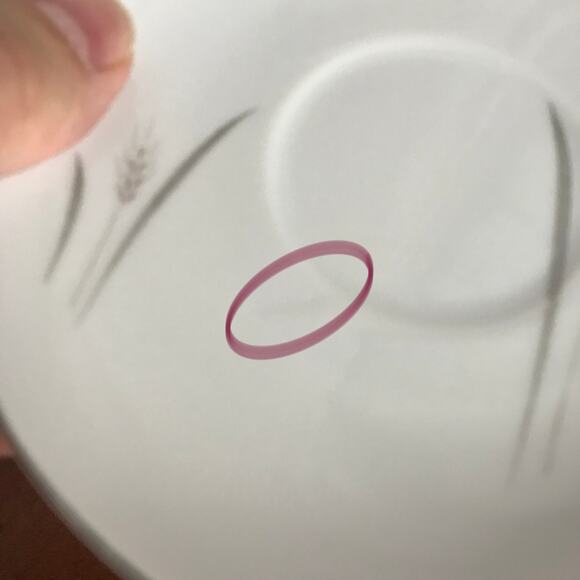 3/$20 VTG MS Platinum Wheat Bone China Japan White Tea Cup & Saucer Set For One - Picture 4 of 11